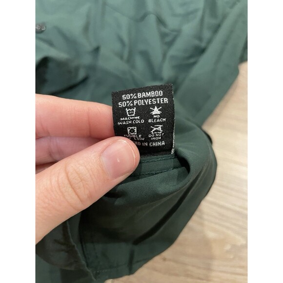 Dixxon Flannel Co Shirt Men’s 3XL Green Button Up DLux Performance Bamboo NWT - Picture 6 of 7